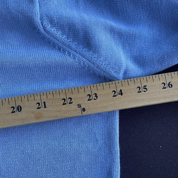 US Open Mens Sweater Large CBS Sports Blue Pullover V-neck Golf Cotton 2010 - Picture 11 of 13